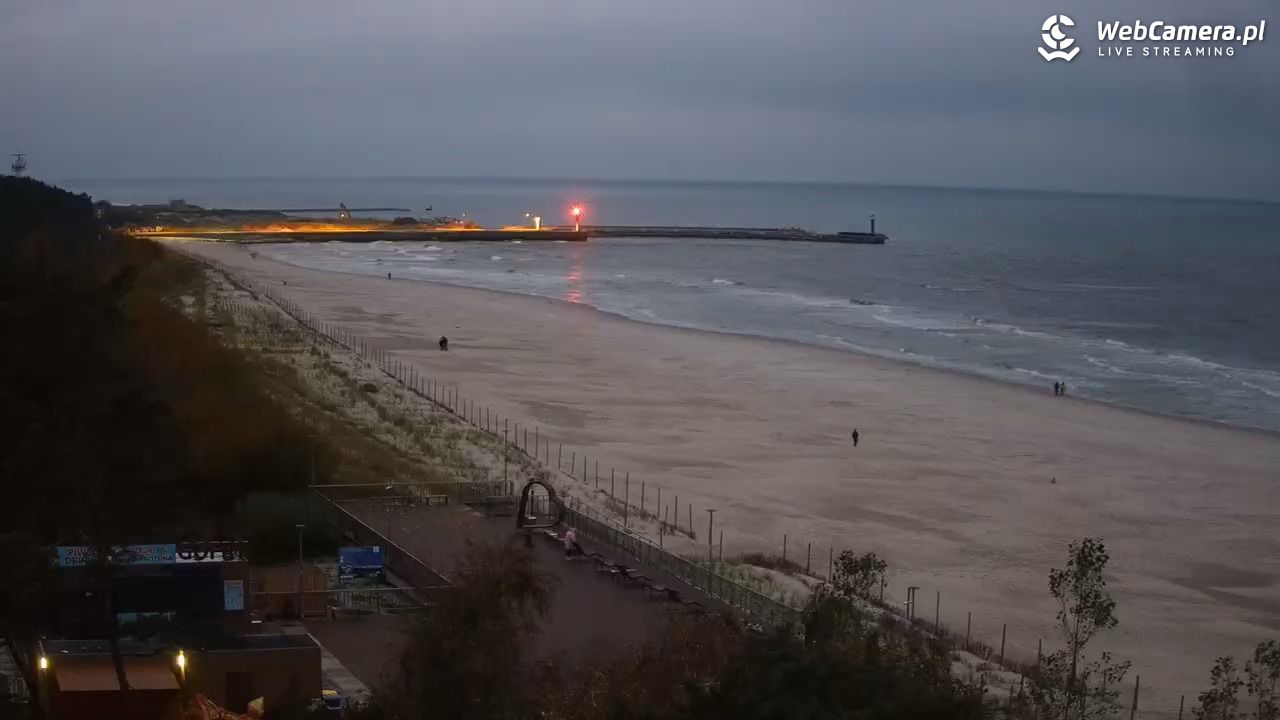 Łeba - widok na plażę - 20 październik 2026, 16:10