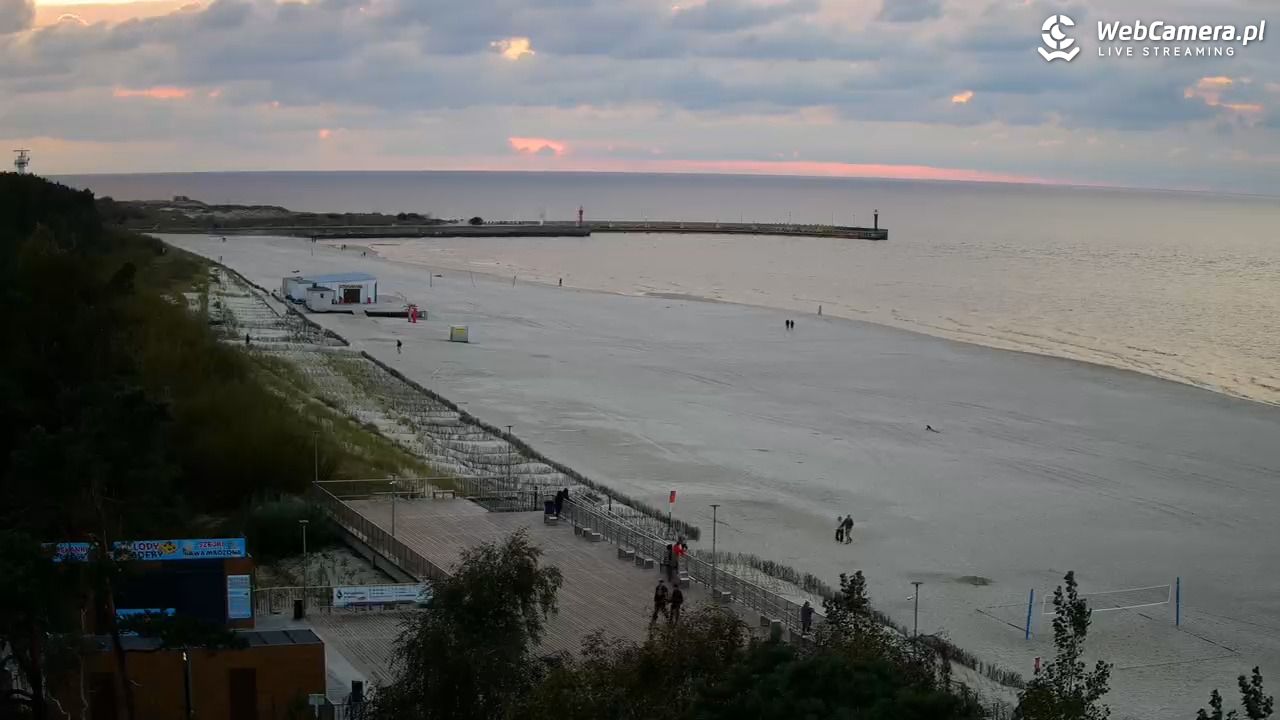 Łeba - widok na plażę - 01 październik 2025, 18:20