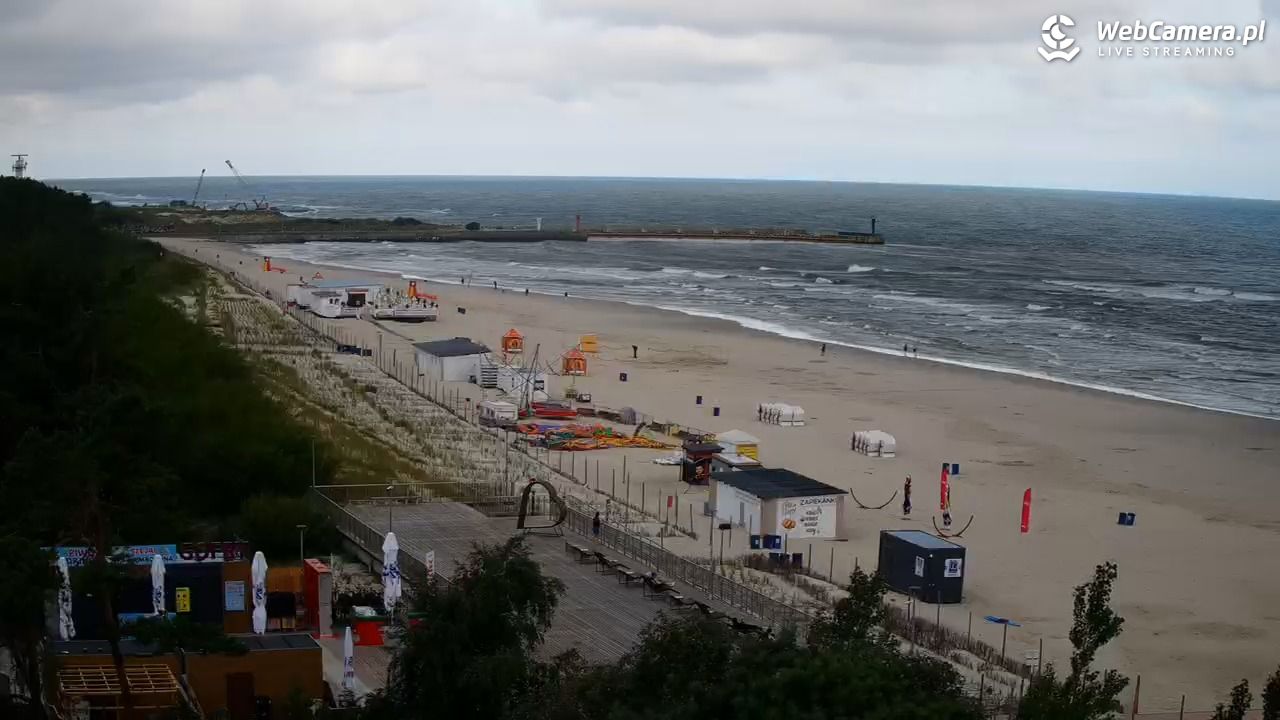 Łeba - widok na plażę - 22 lipiec 2026, 08:08