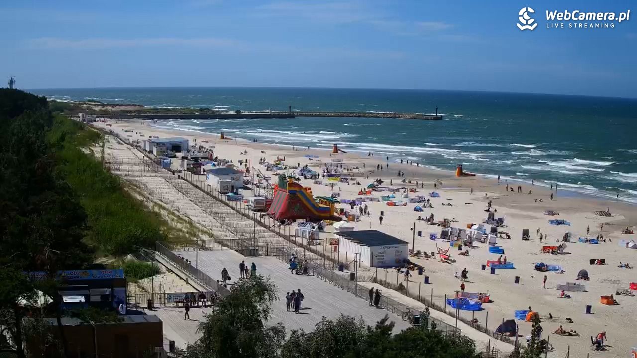 Łeba - widok na plażę - 30 czerwiec 2025, 14:25