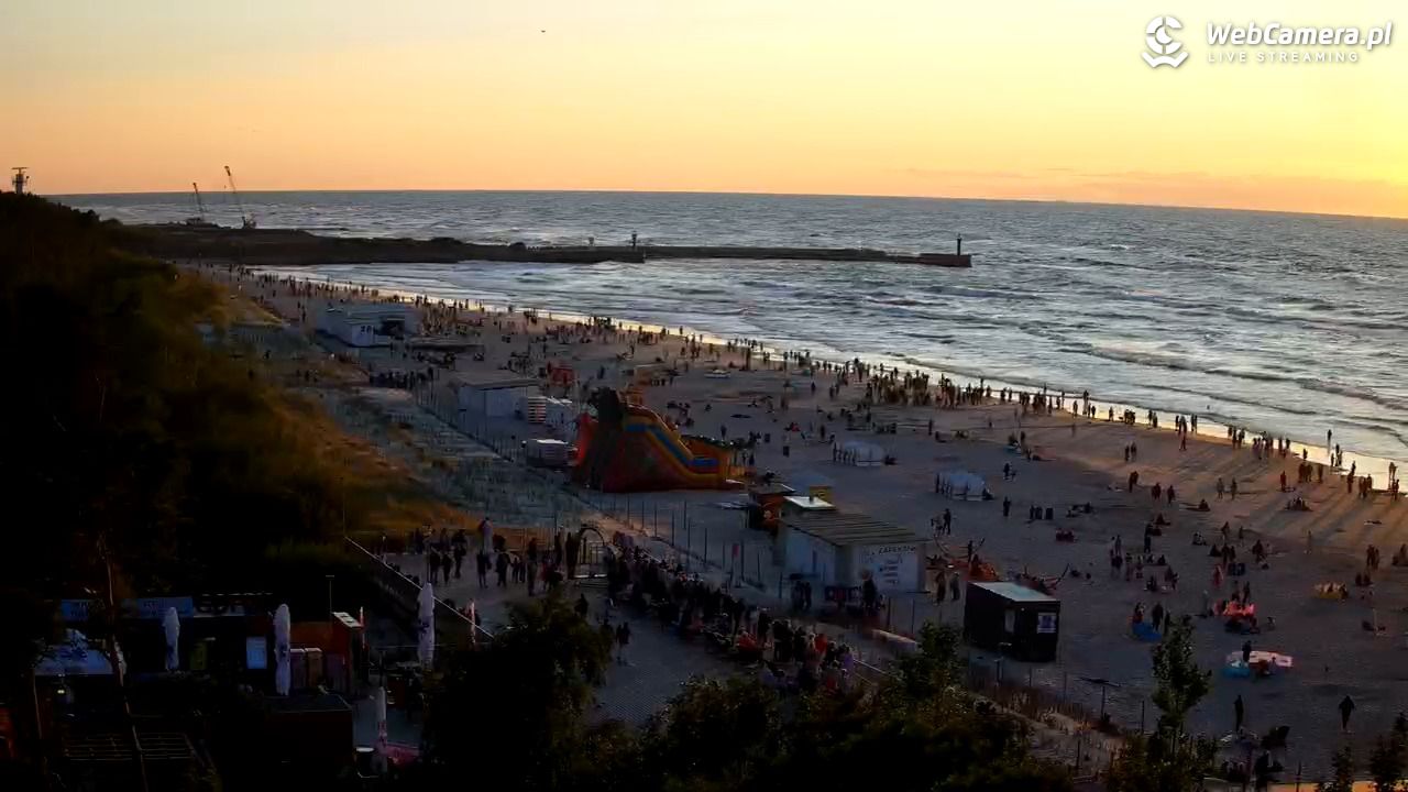 Łeba - widok na plażę - 21 lipiec 2026, 20:46