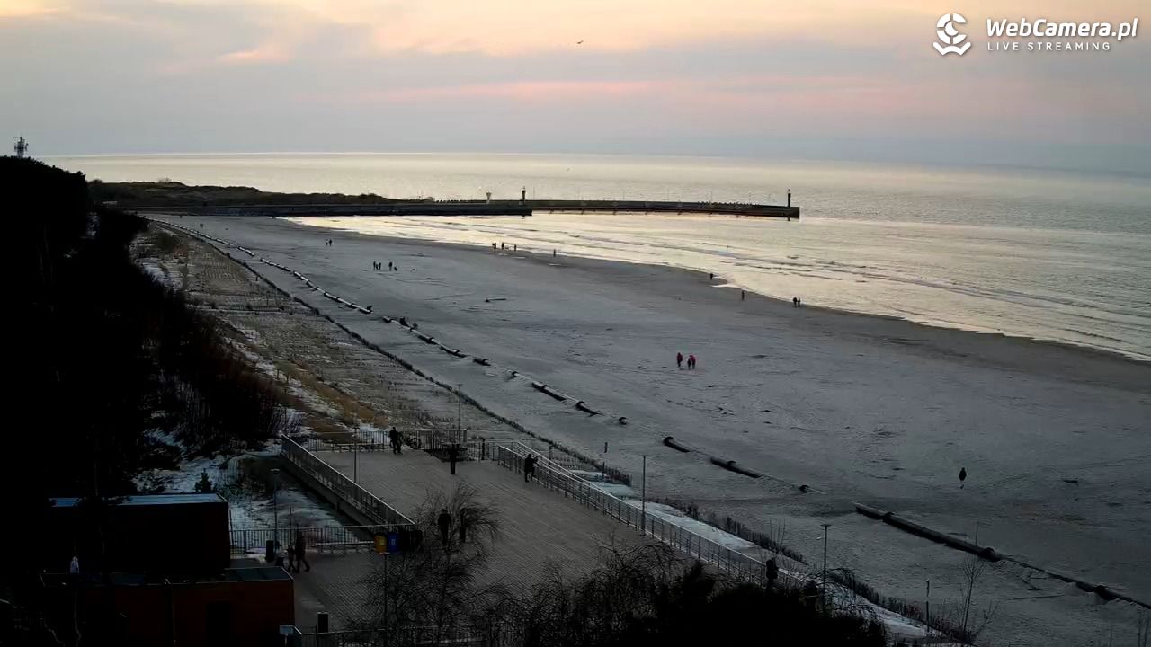 Łeba - widok na plażę - 28 luty 2026, 17:17