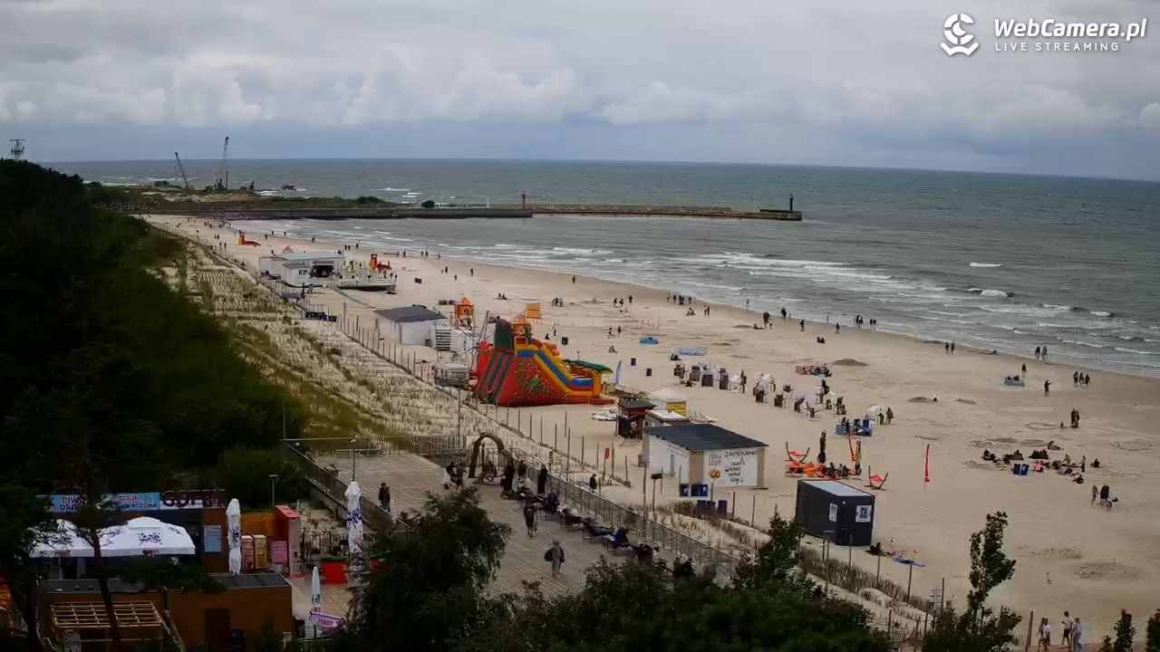 Łeba - widok na plażę - 22 lipiec 2026, 17:06