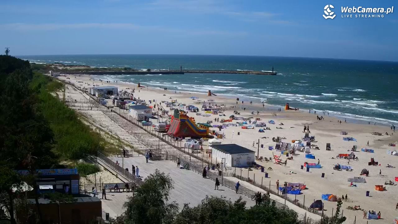 Łeba - widok na plażę - 30 czerwiec 2025, 14:30