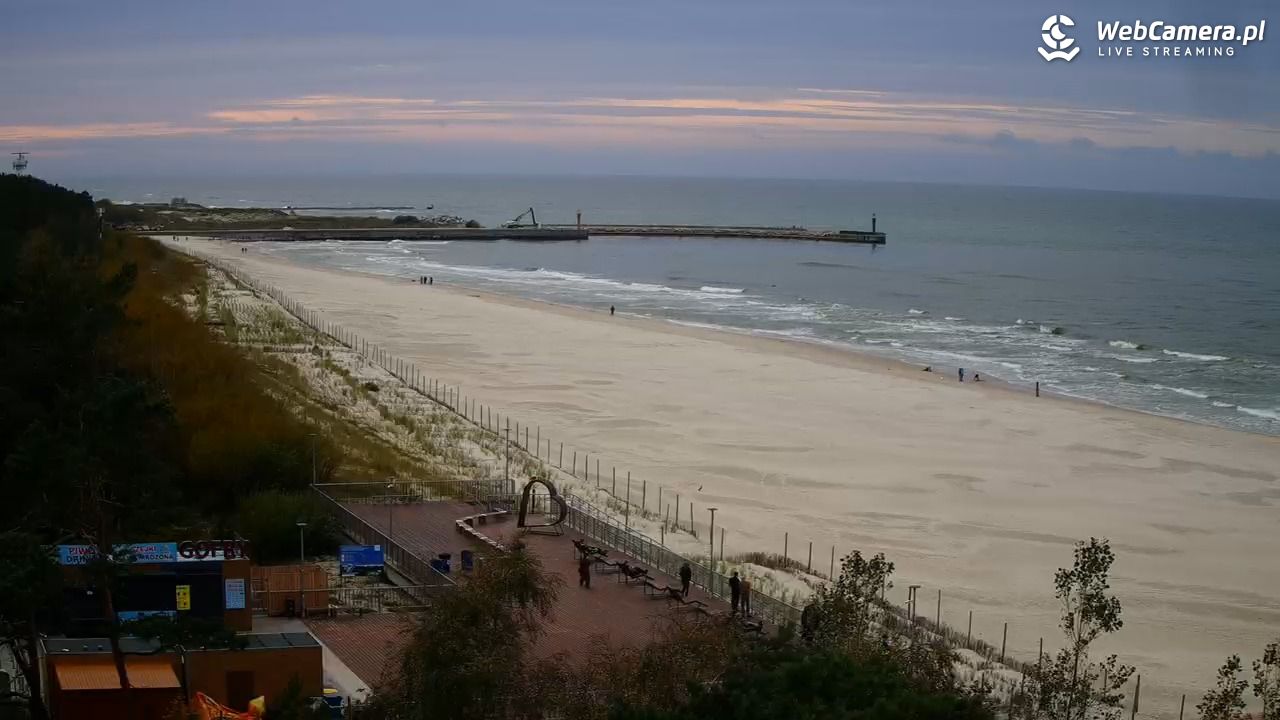 Łeba - widok na plażę - 15 październik 2026, 15:10
