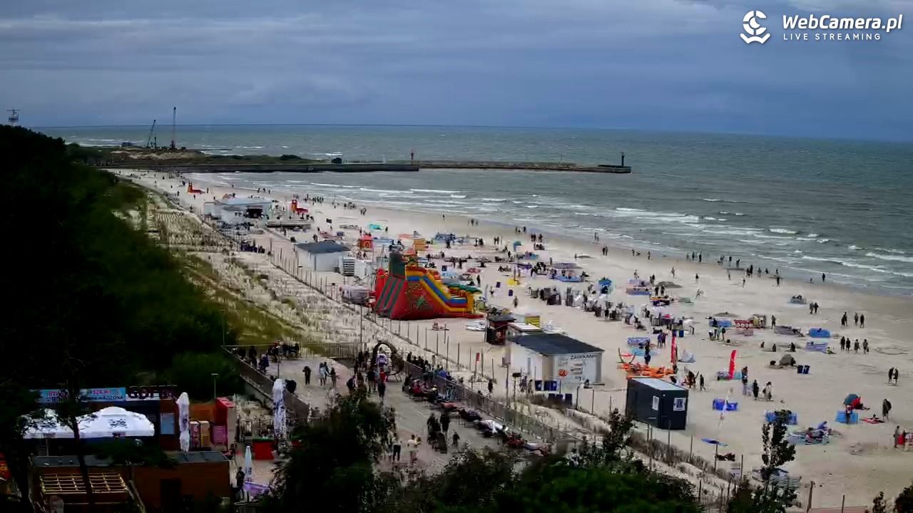 Łeba - widok na plażę - 22 lipiec 2026, 15:25