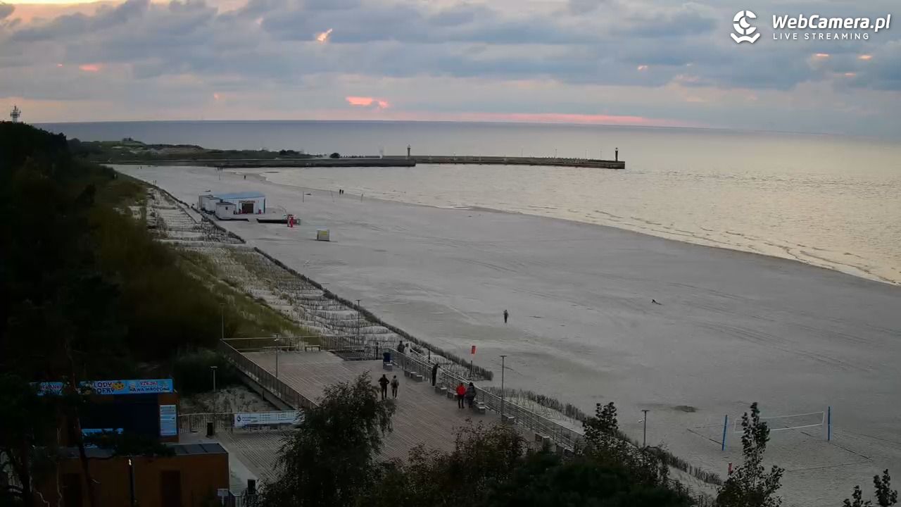 Łeba - widok na plażę - 01 październik 2025, 18:23