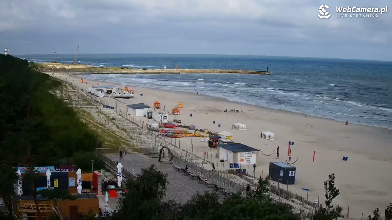 Łeba - widok na plażę - 22 lipiec 2026, 08:42