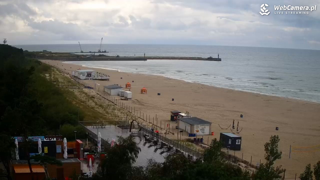 Łeba - widok na plażę - 01 wresień 2026, 09:19