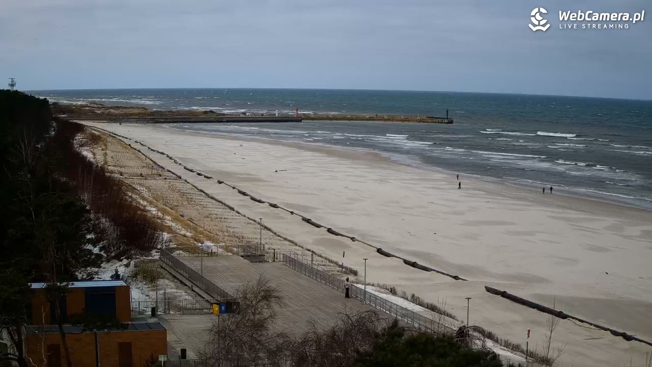 Łeba - widok na plażę - 01 marzec 2026, 11:43