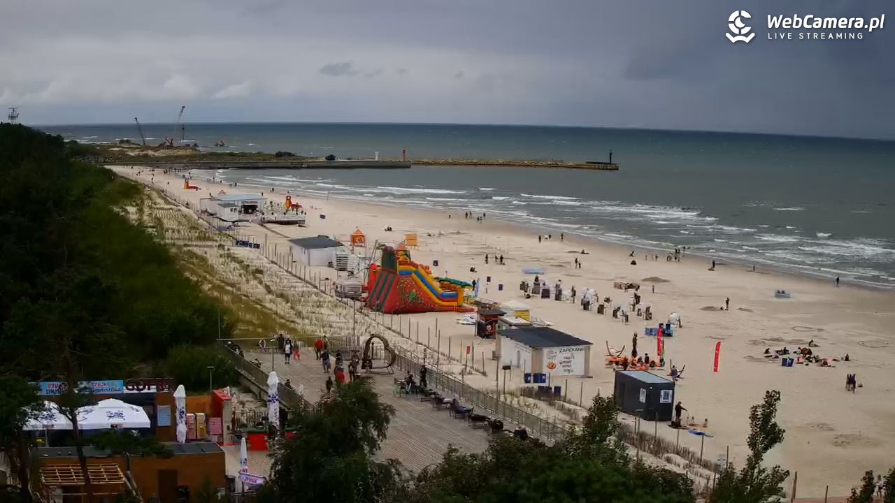 Łeba - widok na plażę - 22 lipiec 2026, 16:54