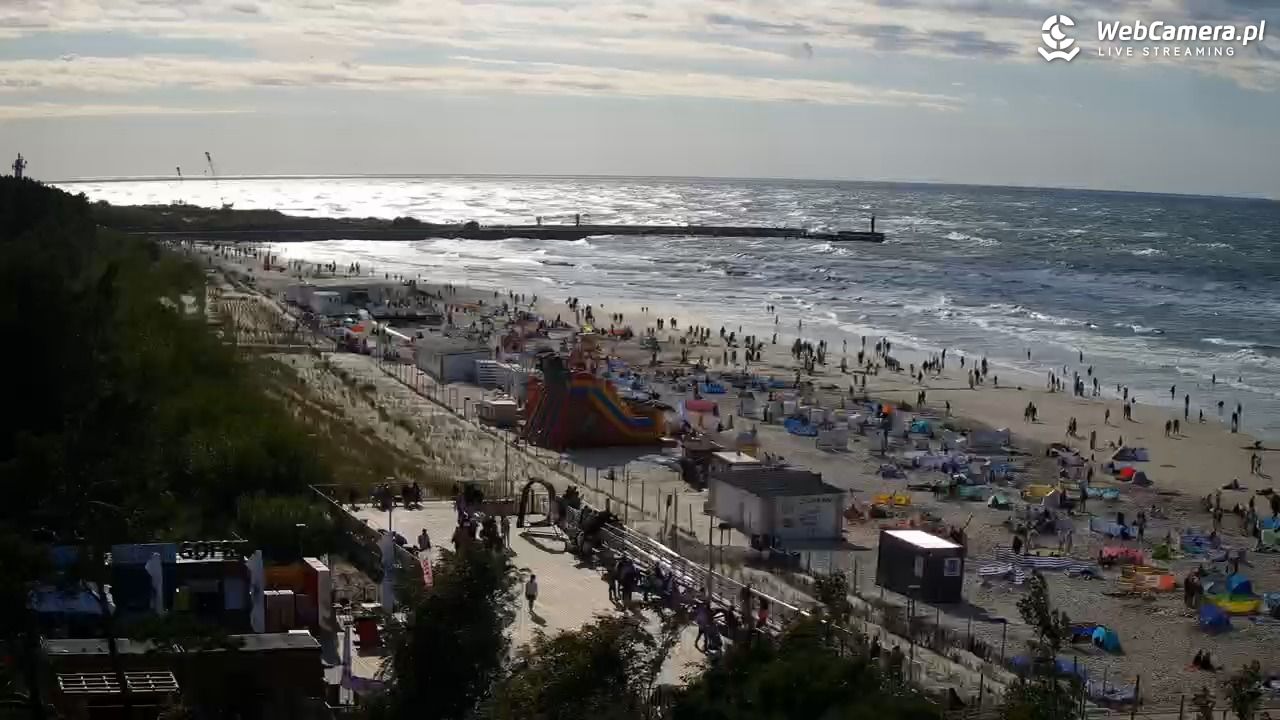 Łeba - widok na plażę - 21 lipiec 2026, 17:45