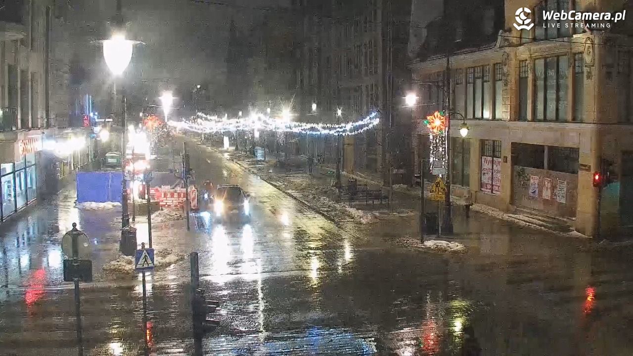 ŁÓDŹ - widok na Ulicę Piotrkowską - 14 styczeń 2026, 18:17