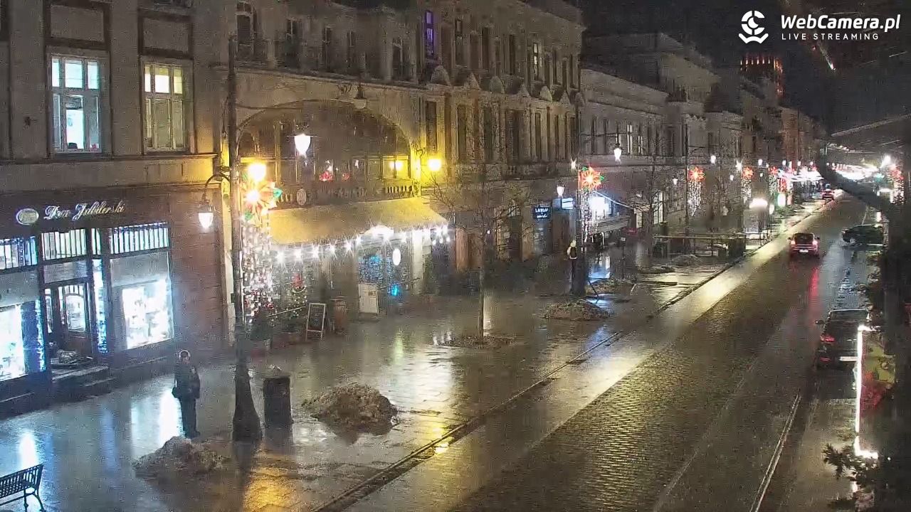 ŁÓDŹ - widok na Ulicę Piotrkowską - 15 styczeń 2026, 17:25