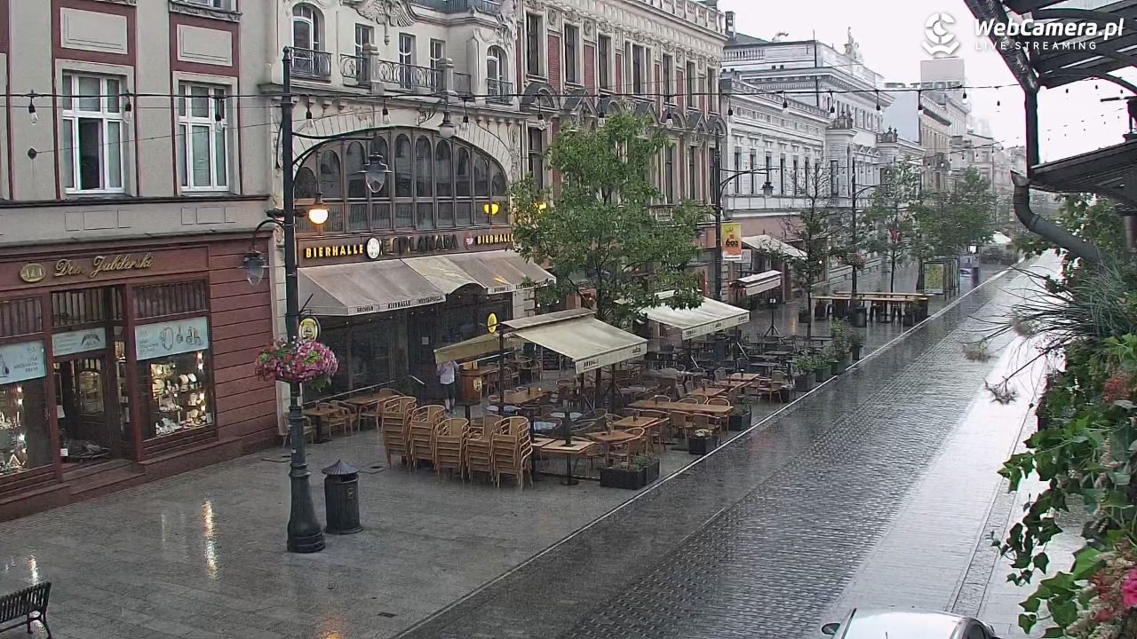 ŁÓDŹ - widok na Ulicę Piotrkowską - 15 lipiec 2026, 17:13