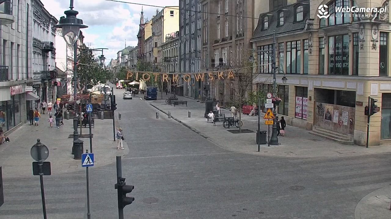 ŁÓDŹ - widok na Ulicę Piotrkowską - 30 maj 2026, 10:33