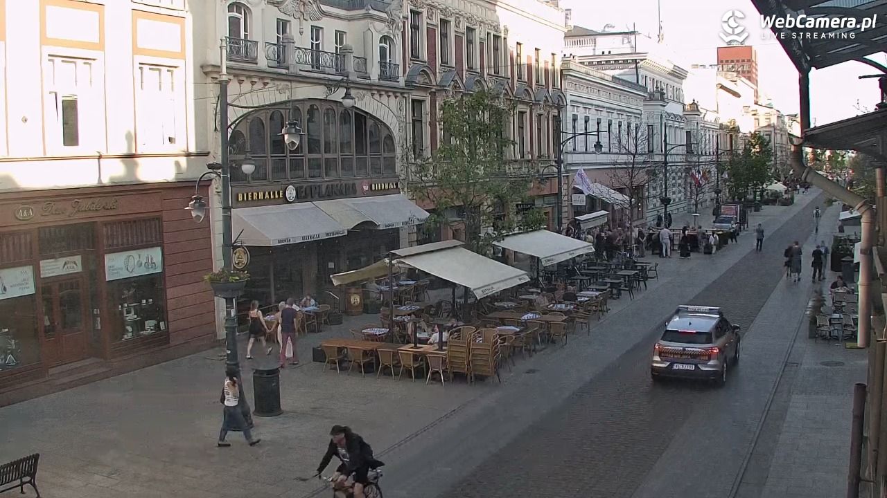 ŁÓDŹ - widok na Ulicę Piotrkowską - 26 maj 2026, 18:29