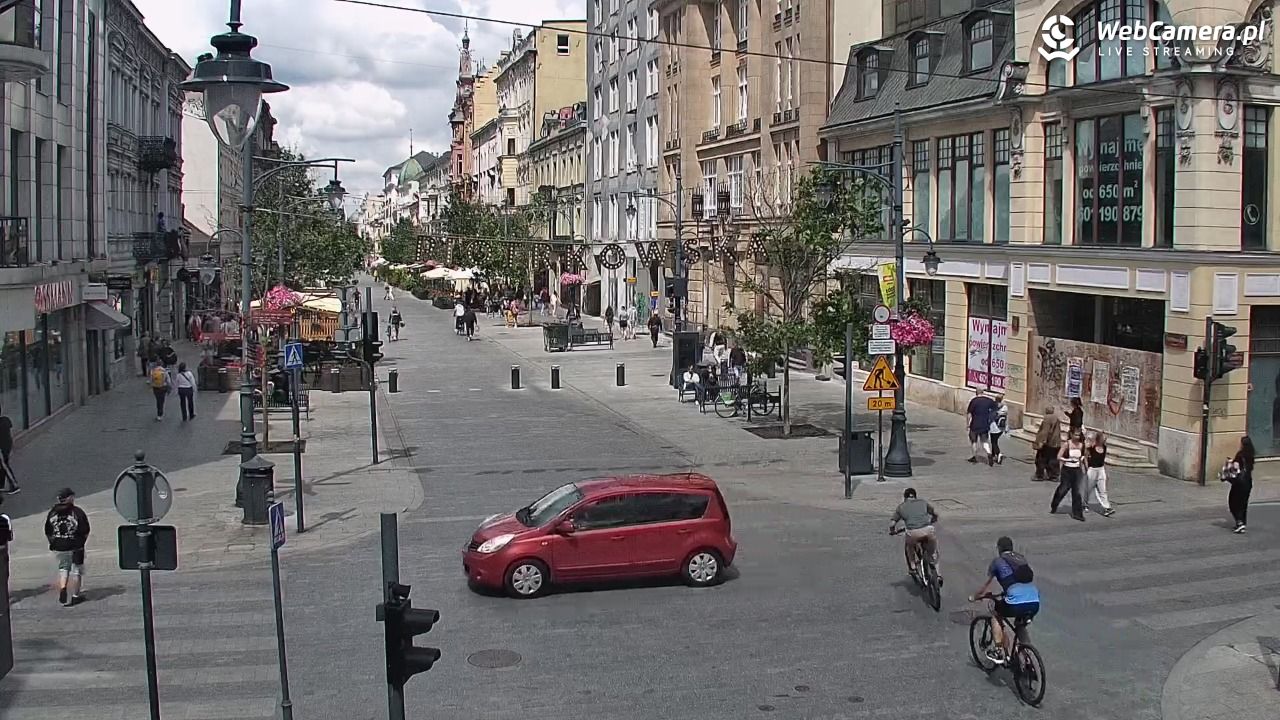 ŁÓDŹ - widok na Ulicę Piotrkowską - 11 lipiec 2026, 13:36