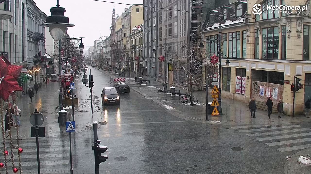 ŁÓDŹ - widok na Ulicę Piotrkowską - 26 listopad 2025, 11:44