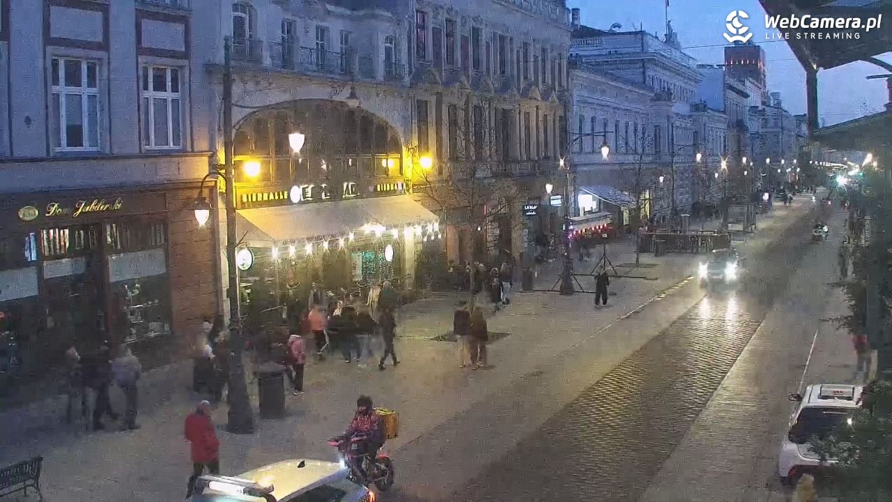ŁÓDŹ - widok na Ulicę Piotrkowską - 28 luty 2026, 17:41