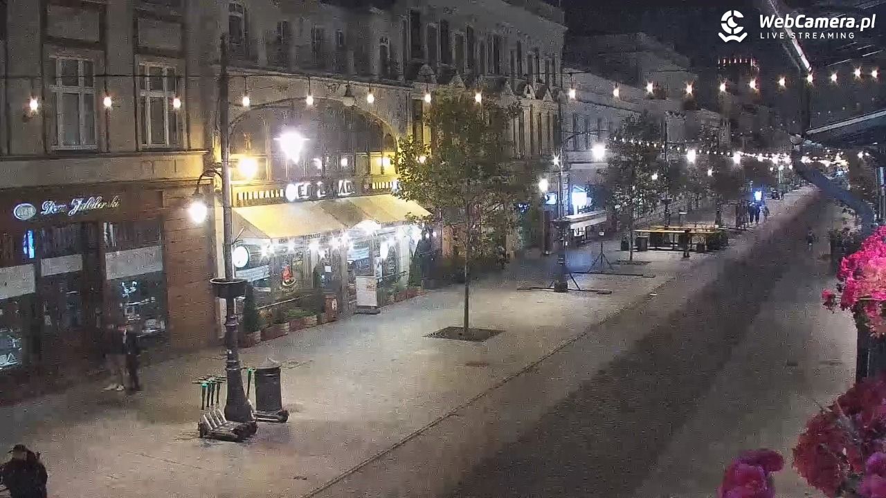 ŁÓDŹ - widok na Ulicę Piotrkowską - 15 październik 2025, 21:35