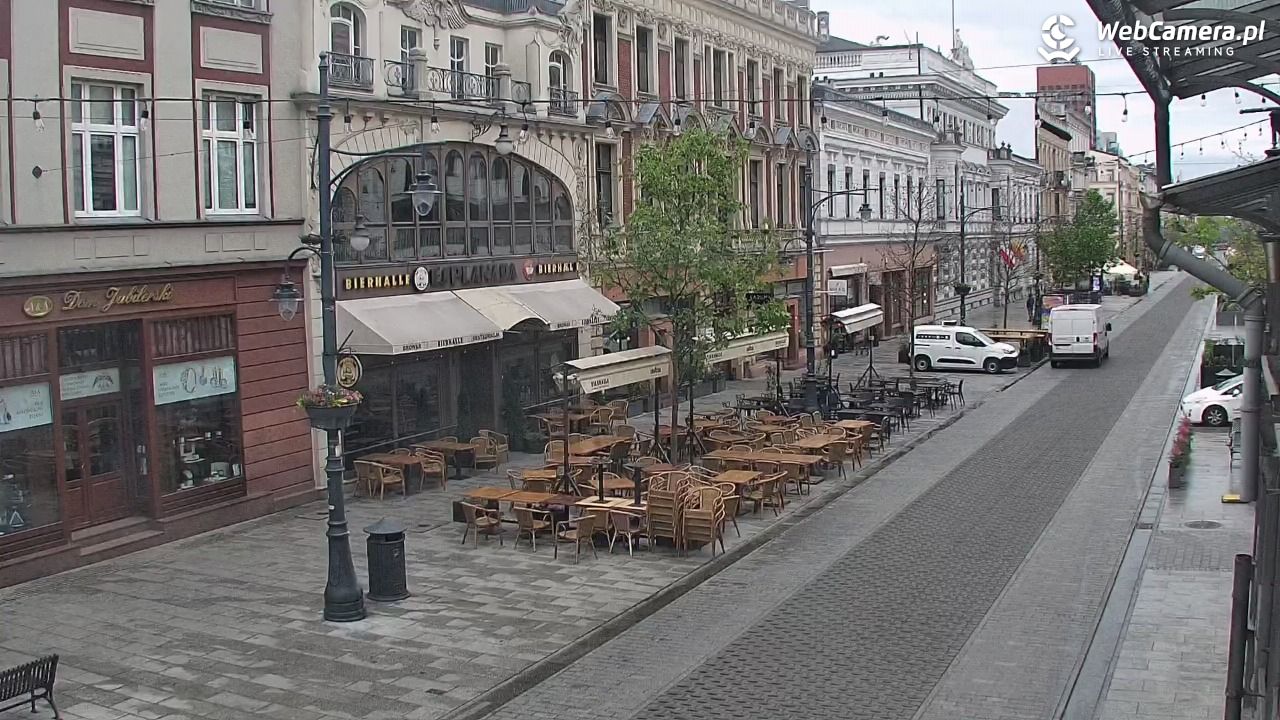 ŁÓDŹ - widok na Ulicę Piotrkowską - 30 maj 2026, 08:15