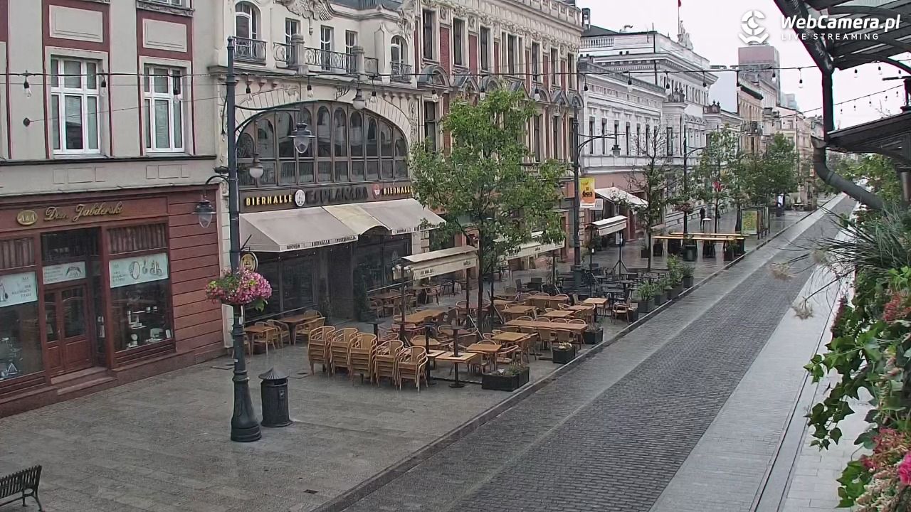 ŁÓDŹ - widok na Ulicę Piotrkowską - 12 lipiec 2026, 10:11