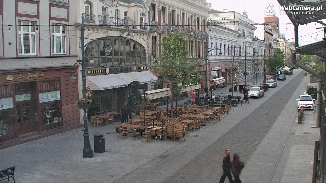 ŁÓDŹ - widok na Ulicę Piotrkowską - 30 maj 2026, 04:37