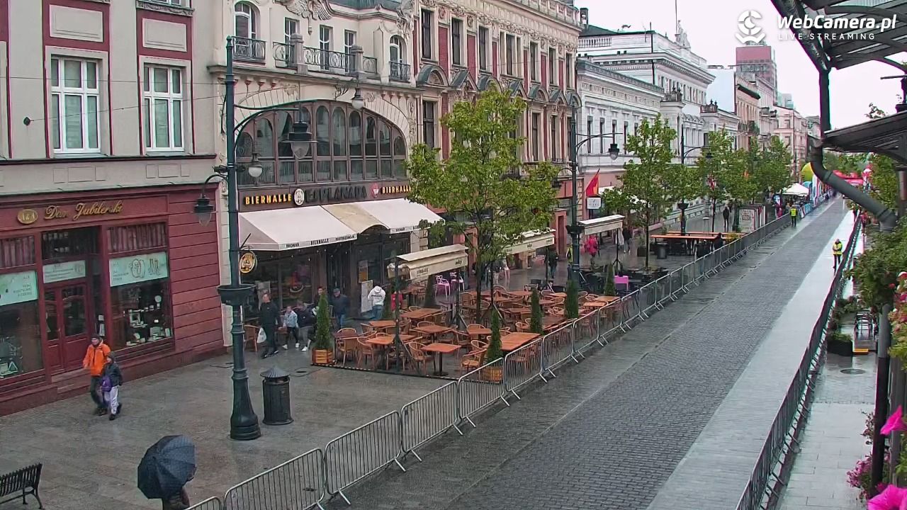 ŁÓDŹ - widok na Ulicę Piotrkowską - 18 maj 2025, 11:28