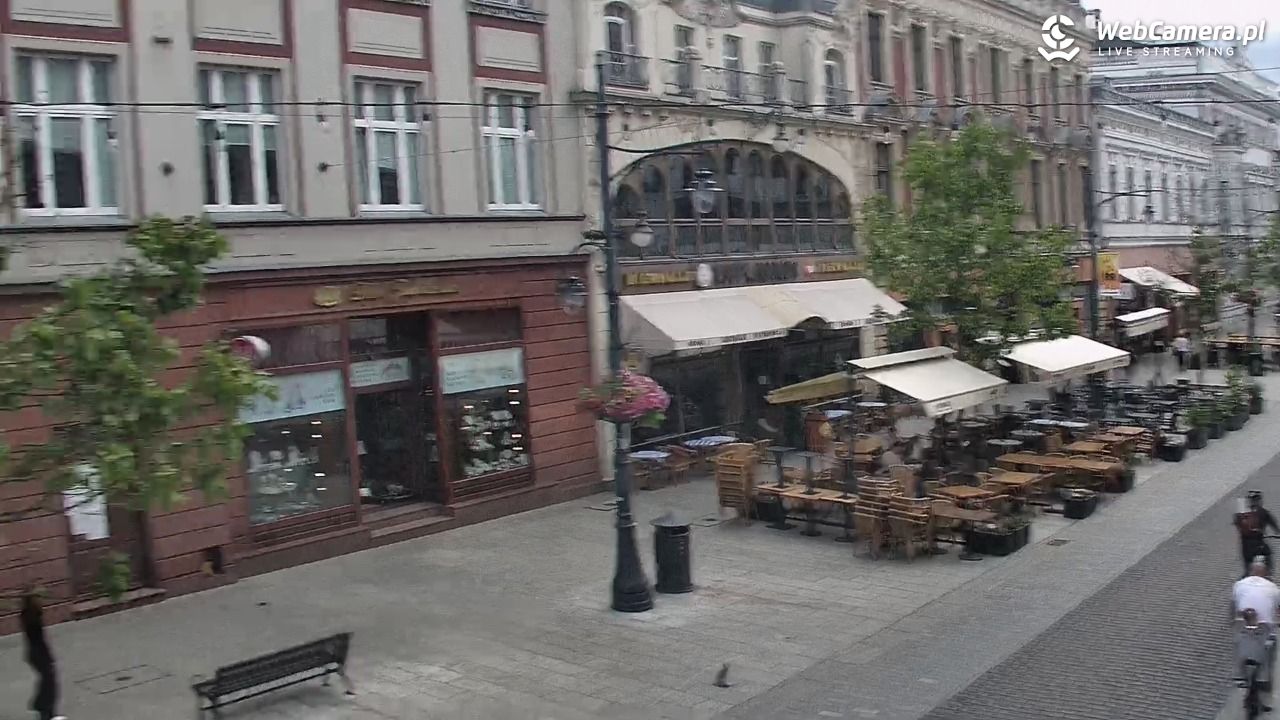 ŁÓDŹ - widok na Ulicę Piotrkowską - 10 lipiec 2026, 13:09
