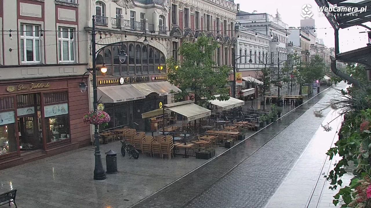 ŁÓDŹ - widok na Ulicę Piotrkowską - 15 lipiec 2026, 17:42