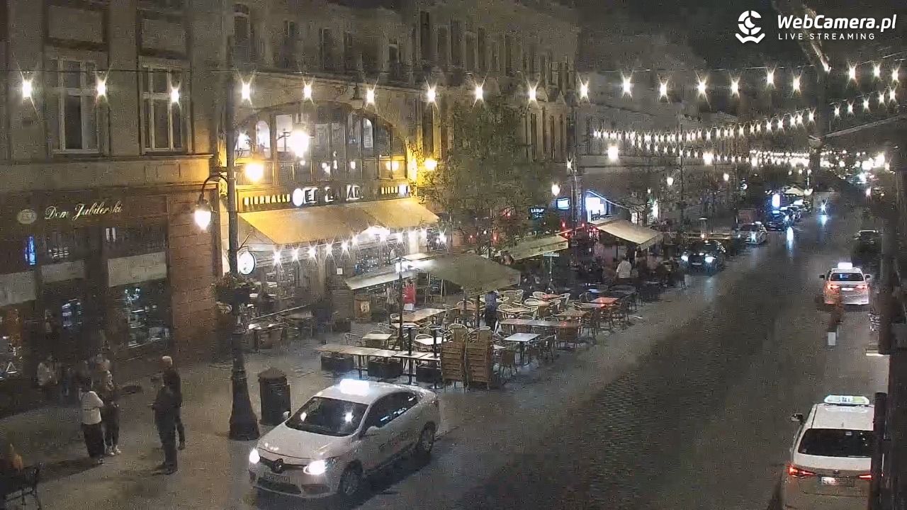 ŁÓDŹ - widok na Ulicę Piotrkowską - 31 maj 2026, 00:04