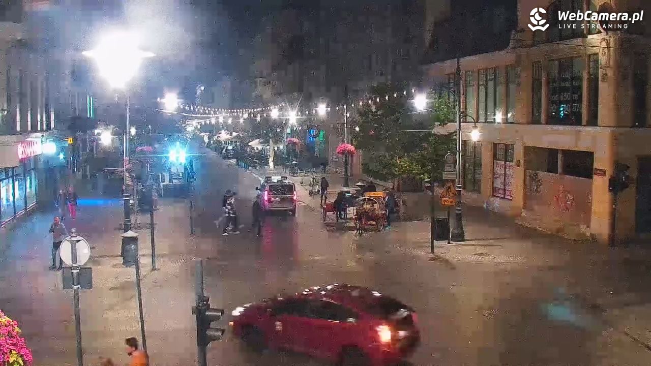 ŁÓDŹ - widok na Ulicę Piotrkowską - 28 czerwiec 2025, 00:59