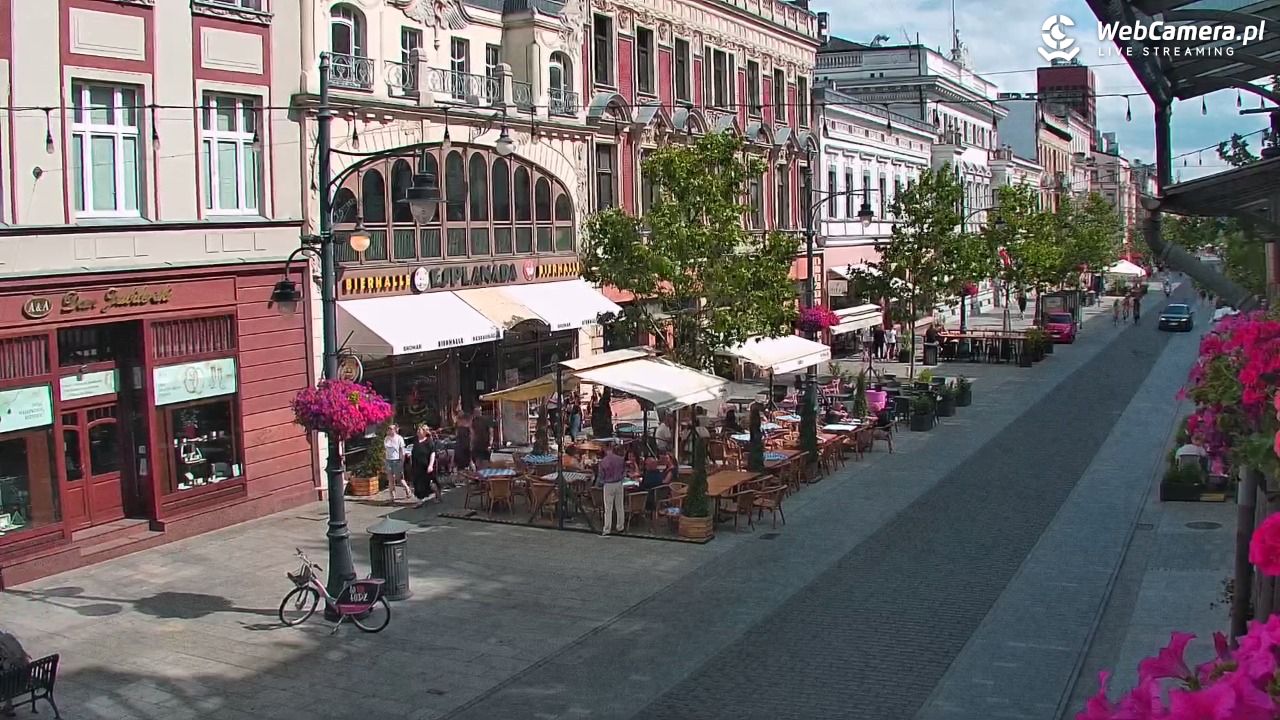 ŁÓDŹ - widok na Ulicę Piotrkowską - 29 czerwiec 2025, 15:34