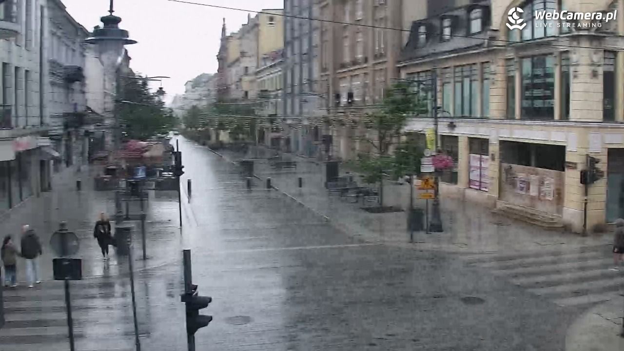 ŁÓDŹ - widok na Ulicę Piotrkowską - 12 lipiec 2026, 09:55