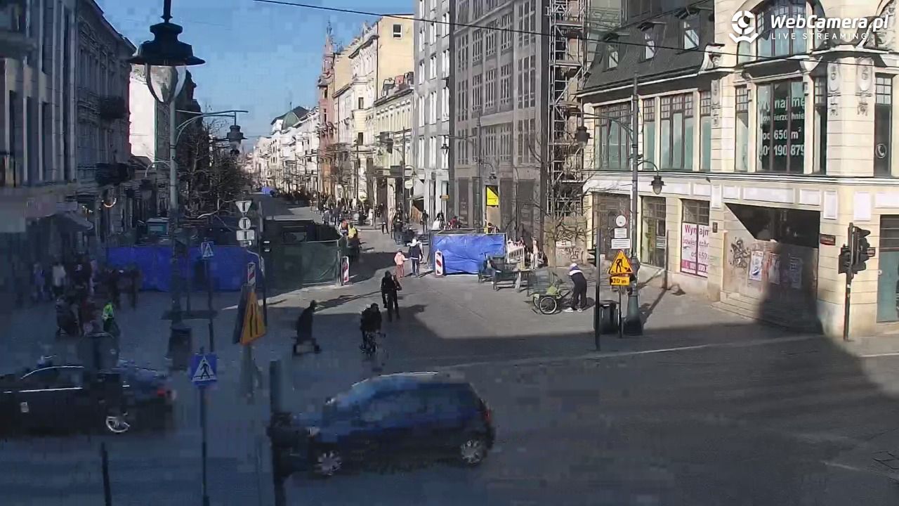 ŁÓDŹ - widok na Ulicę Piotrkowską - 28 luty 2026, 13:23