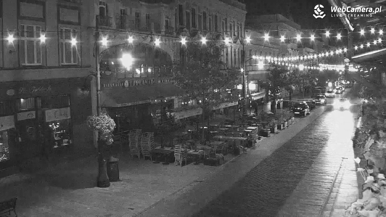 ŁÓDŹ - widok na Ulicę Piotrkowską - 23 sierpień 2026, 03:05