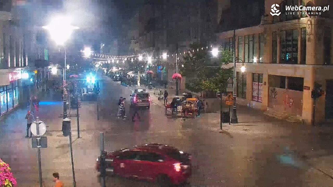 ŁÓDŹ - widok na Ulicę Piotrkowską - 28 czerwiec 2025, 00:59