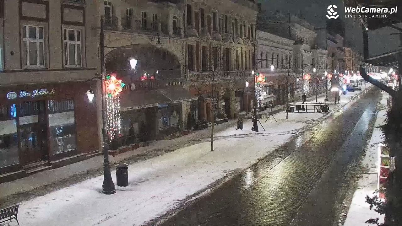 ŁÓDŹ - widok na Ulicę Piotrkowską - 12 styczeń 2026, 06:48