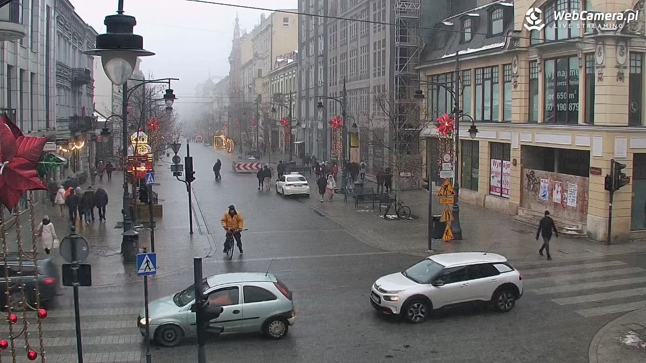 ŁÓDŹ - widok na Ulicę Piotrkowską - 30 listopad 2025, 14:37