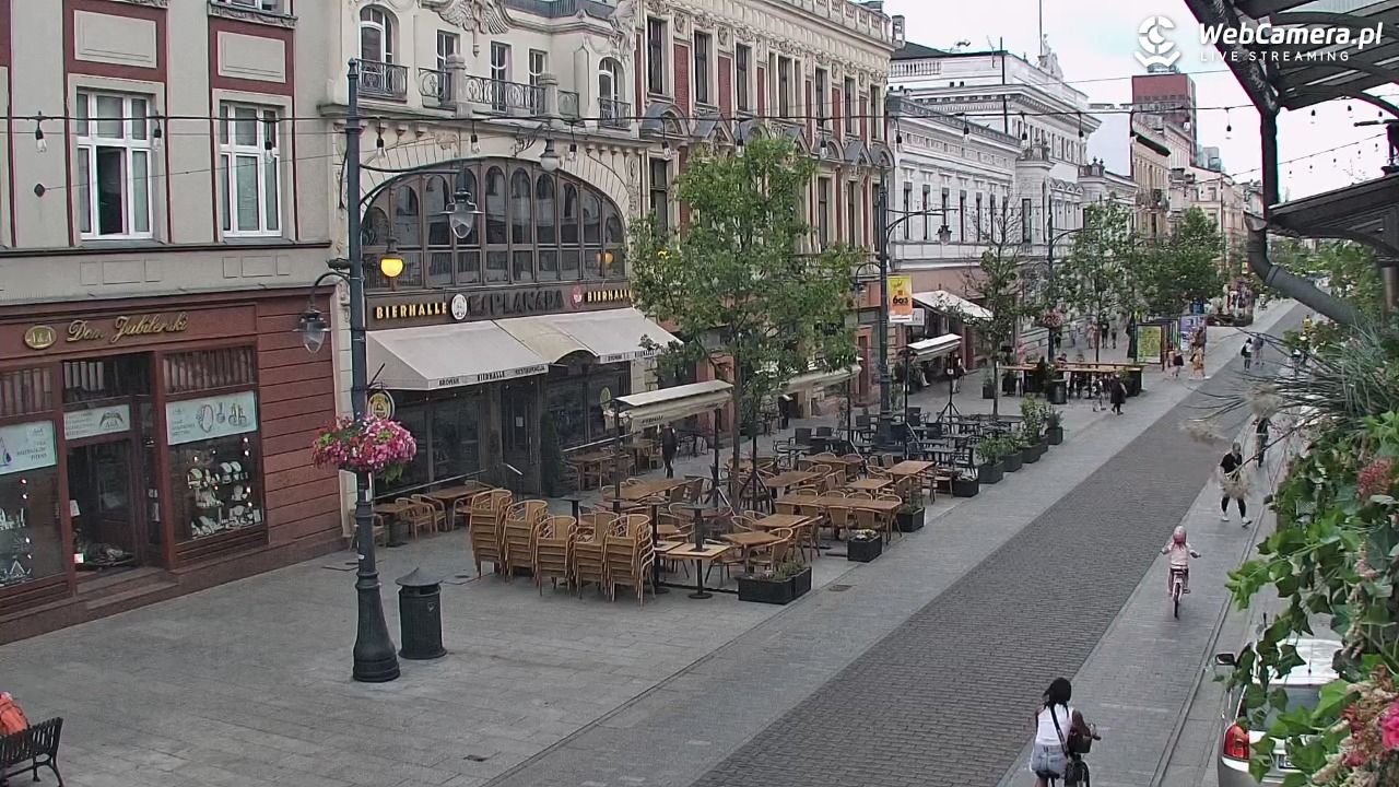 ŁÓDŹ - widok na Ulicę Piotrkowską - 15 lipiec 2026, 14:03