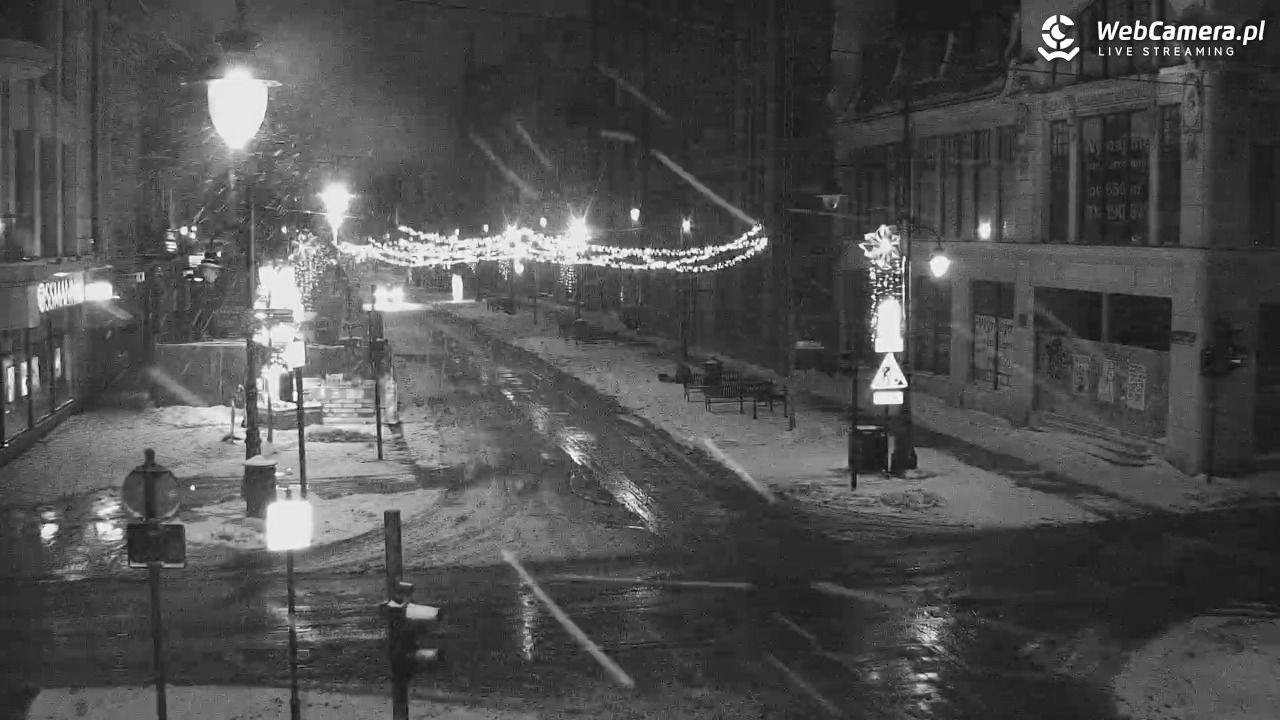 ŁÓDŹ - widok na Ulicę Piotrkowską - 12 styczeń 2026, 02:22