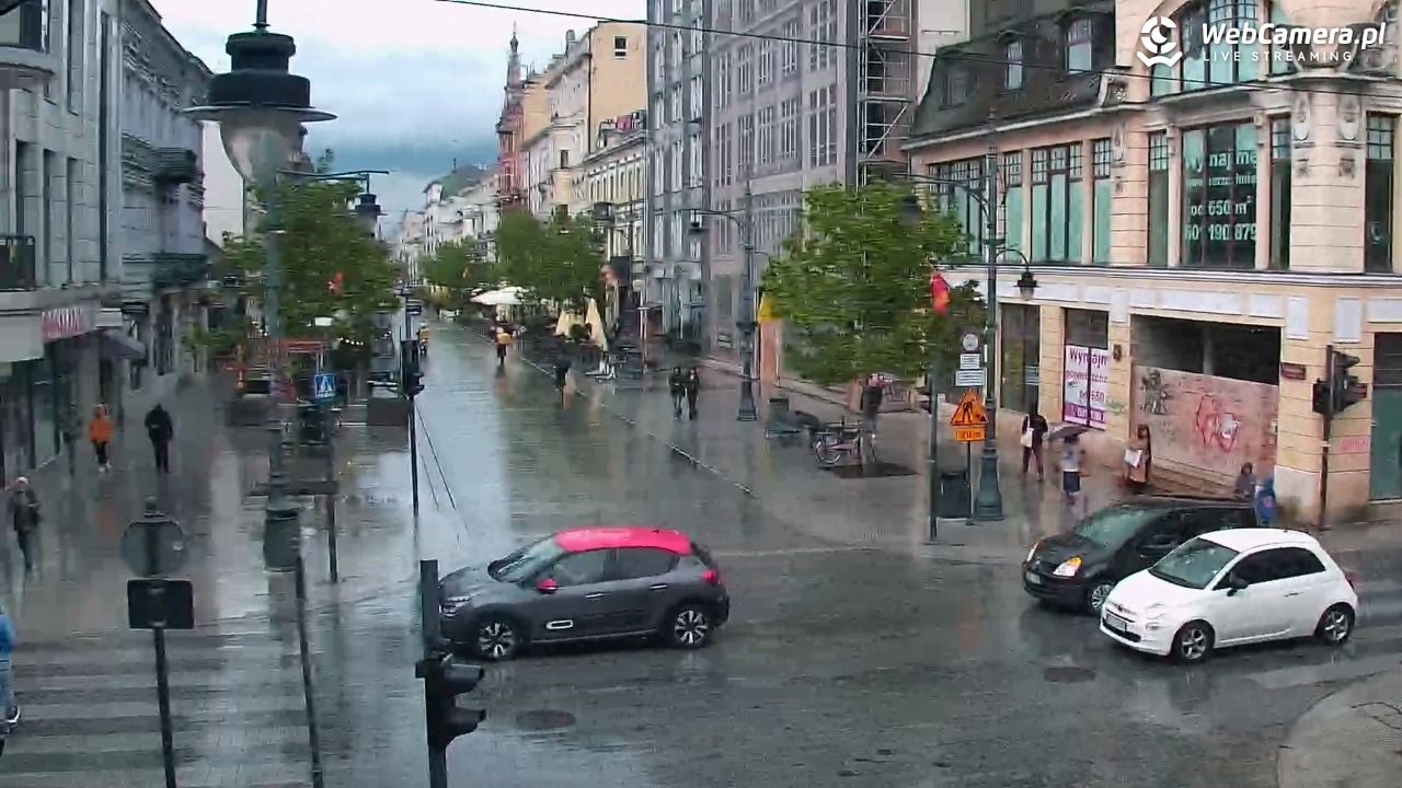 ŁÓDŹ - widok na Ulicę Piotrkowską - 17 maj 2025, 14:21