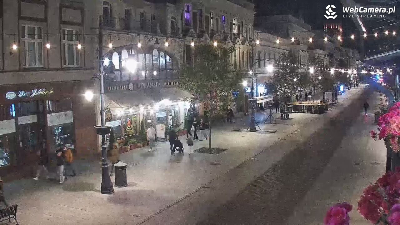 ŁÓDŹ - widok na Ulicę Piotrkowską - 17 październik 2025, 20:31