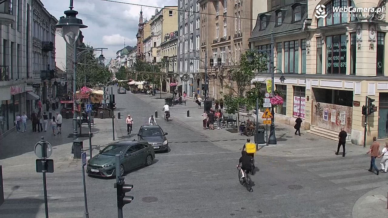 ŁÓDŹ - widok na Ulicę Piotrkowską - 11 lipiec 2026, 13:57