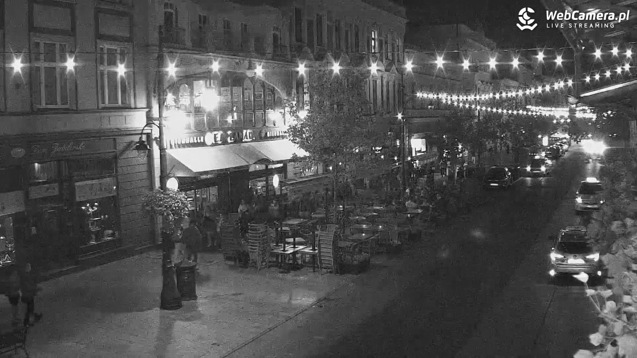 ŁÓDŹ - widok na Ulicę Piotrkowską - 29 sierpień 2026, 00:58