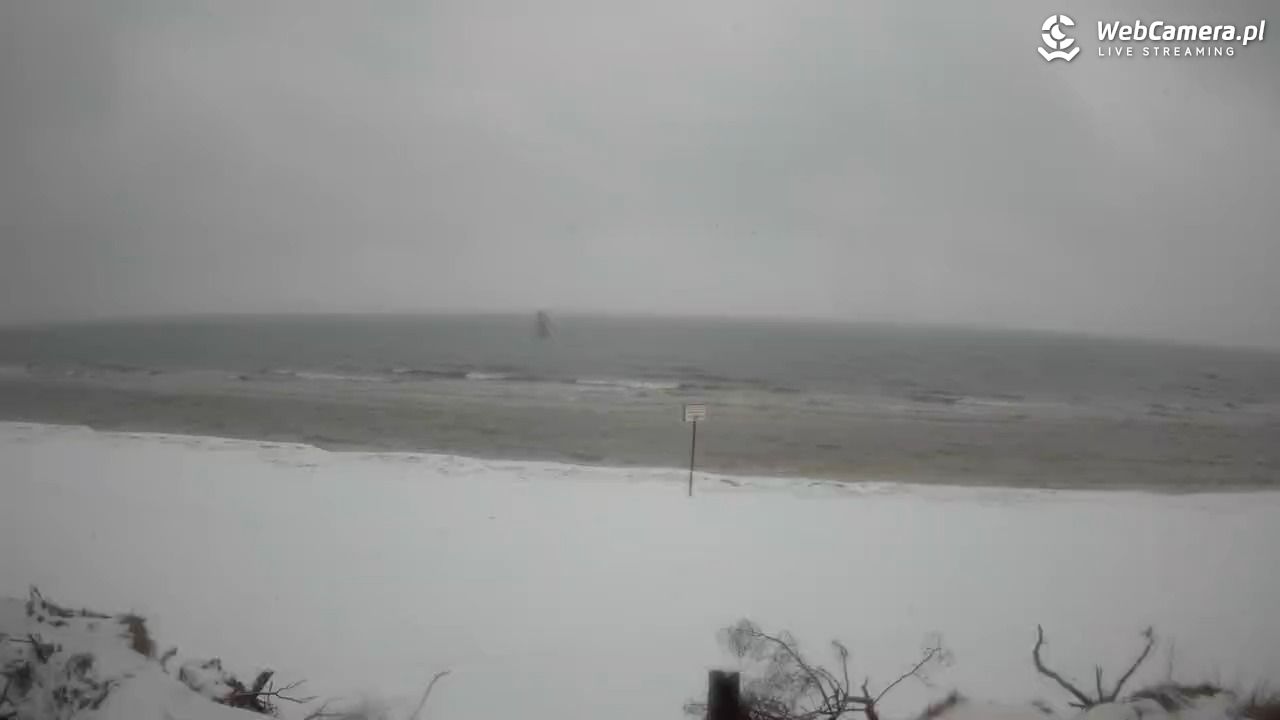 LUBIATOWO - widok na morze - 12 luty 2026, 09:25