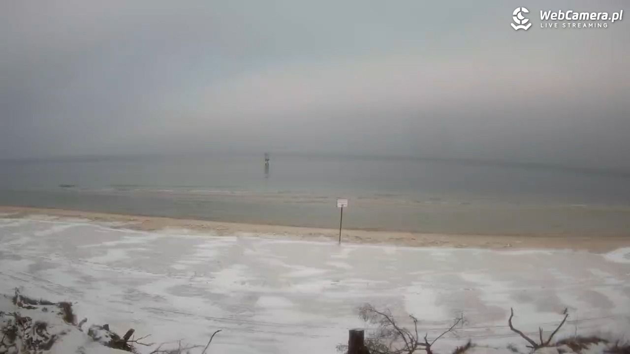 LUBIATOWO - widok na morze - 10 luty 2026, 10:54