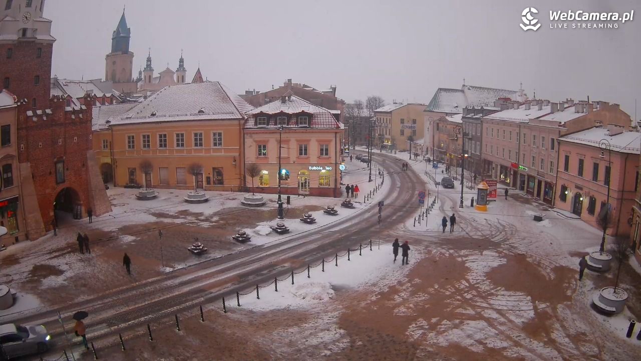 LUBLIN - widok na Bramę Krakowską - 15 luty 2026, 16:50