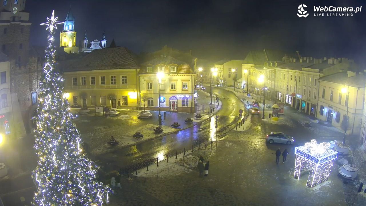 LUBLIN - widok na Bramę Krakowską - 30 grudzień 2025, 23:05